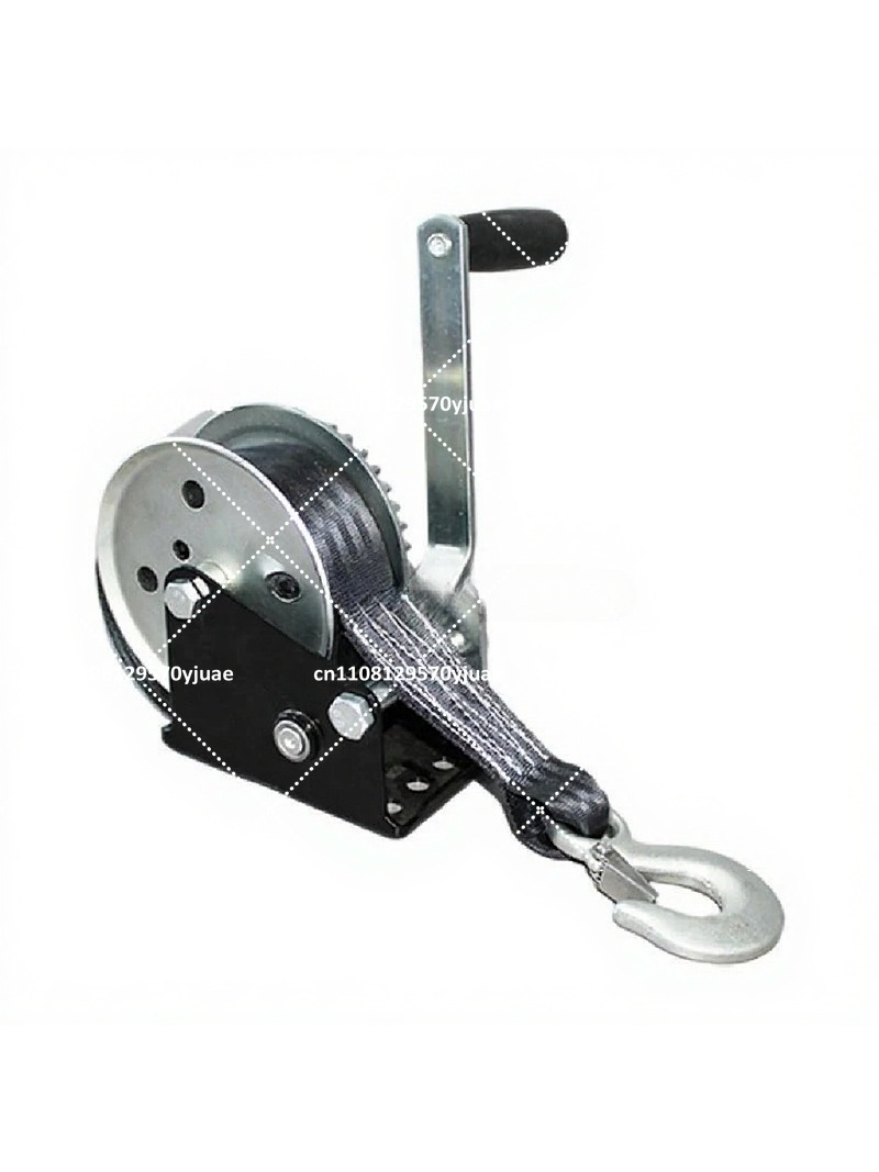 Boat Trailer Winch Strap - Treuil manuel à manivelle 2 vitesses
