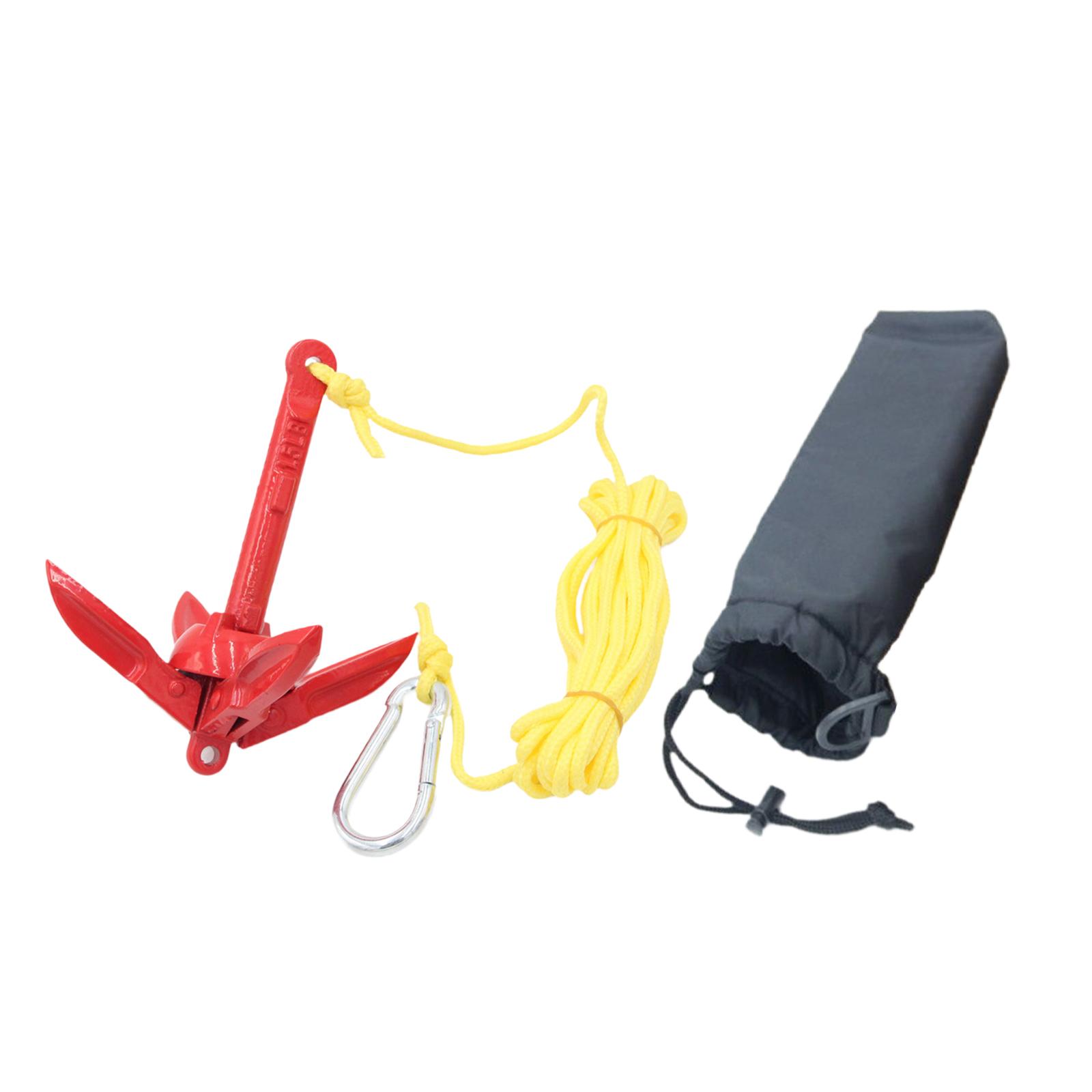 Boat Anchor Kit Galvanized - Kit pliant d'ancre à griffe marine