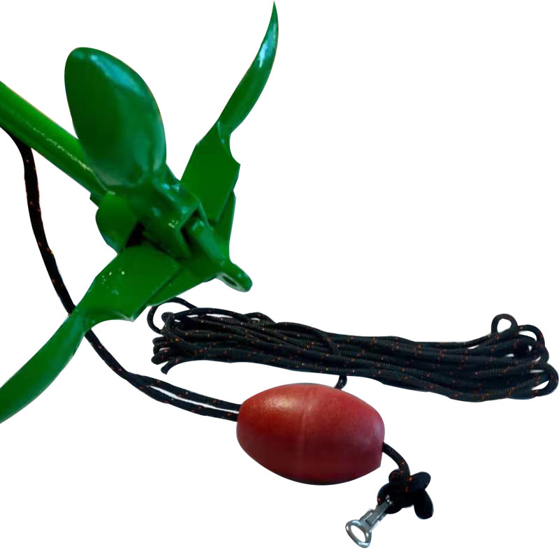 Boat Anchor Kit Galvanized - Kit de grappin pliant pour bateau
