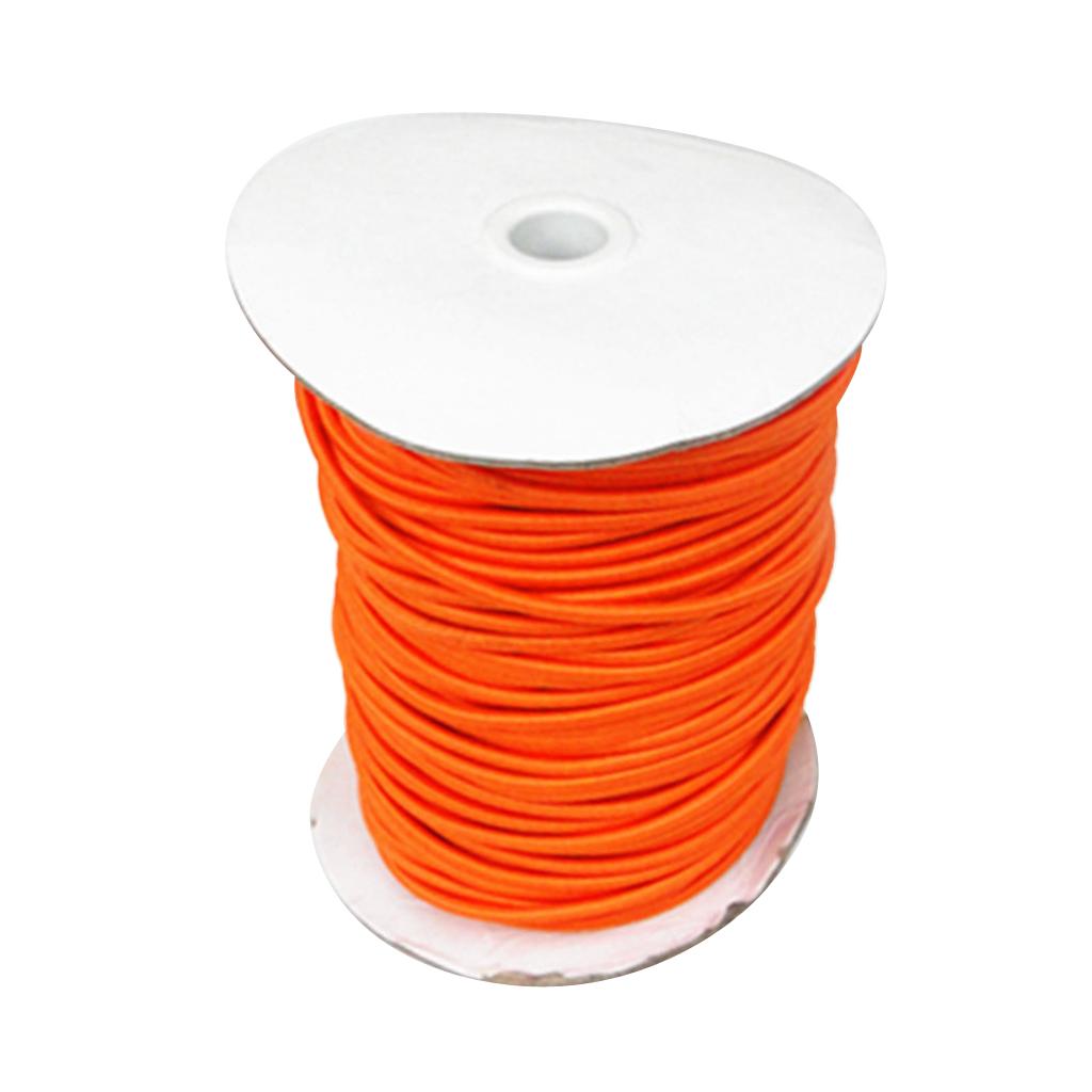Boat Trailer Winch Strap - Cordon élastique orange 4 mm, âme