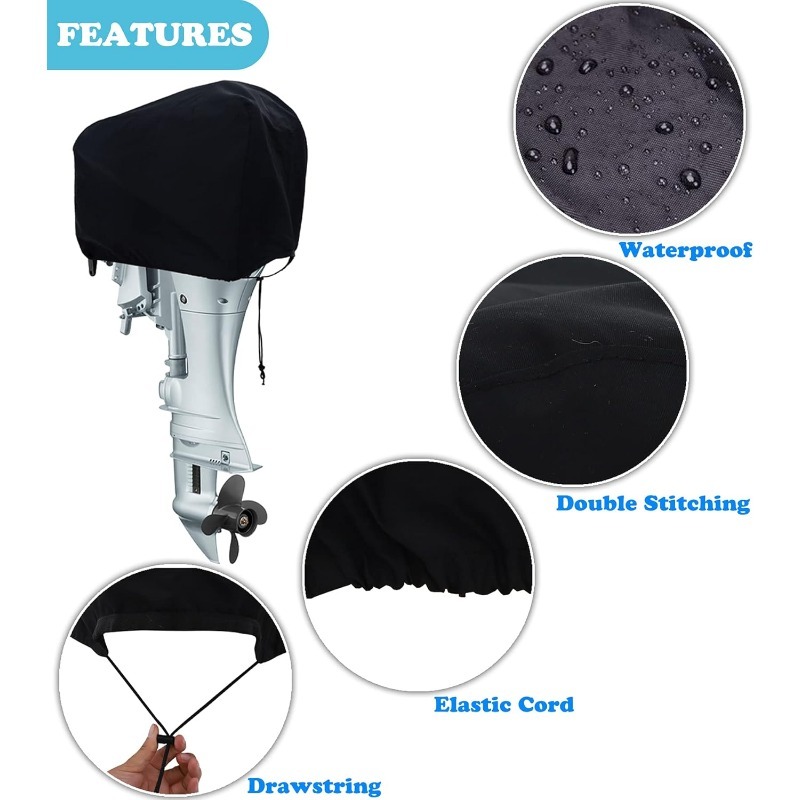 Outboard Motor Cover Waterproof - Housse de protection pour moteur de