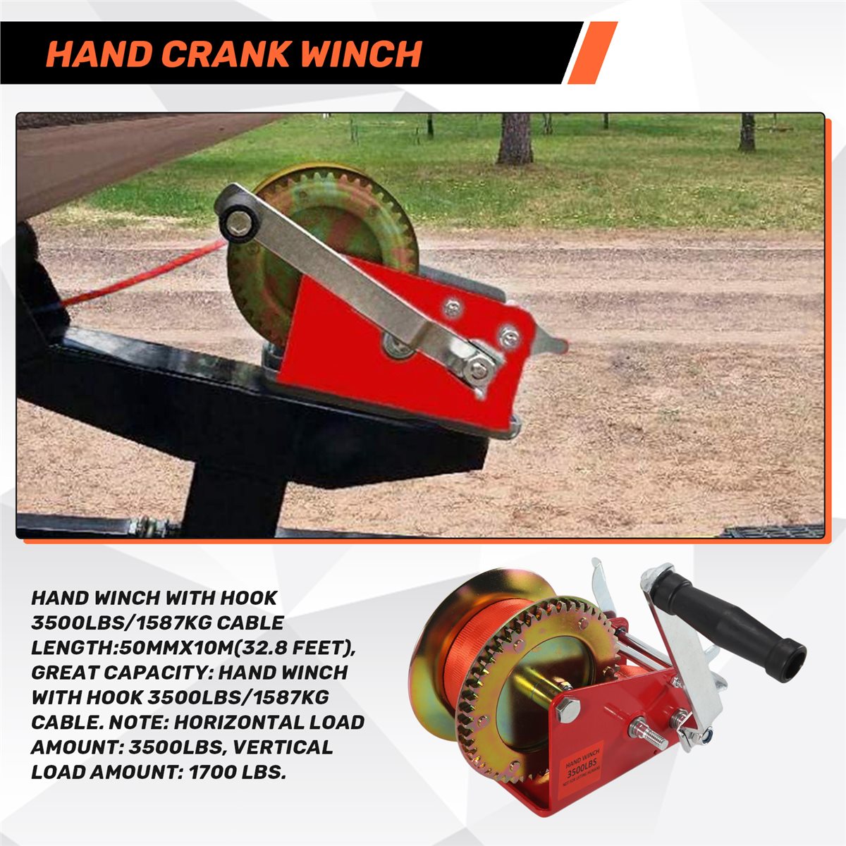 Treuil manuel pour bateau ABLK - Boat Trailer Winch Strap avis et prix