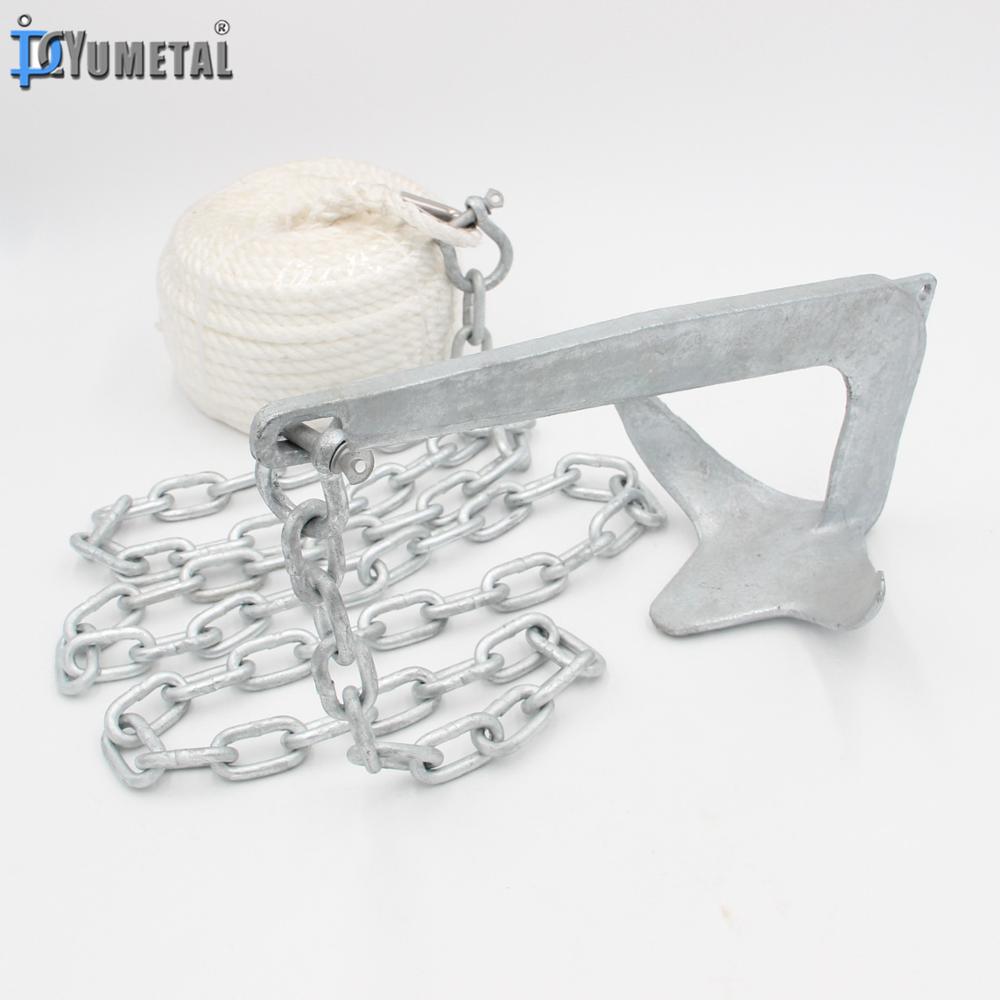 Kit d'ancrage Bruce avec corde - Boat Anchor Kit Galvanized avis et prix