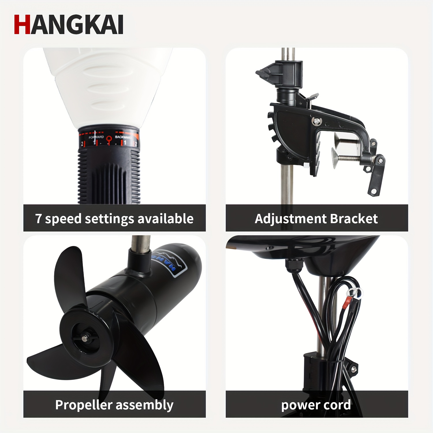 KOETSU HANGKAI Moteur de pêche - Electric Outboard Motor 3Hp avis et prix