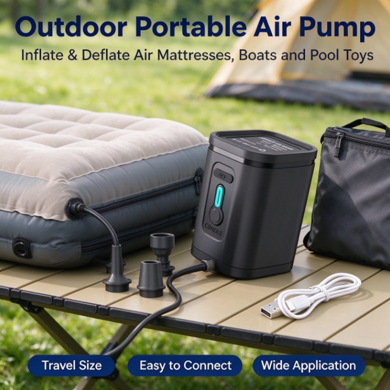 Mini pompe à air rechargeable  - Inflatable Boat Electric Pump avis et prix