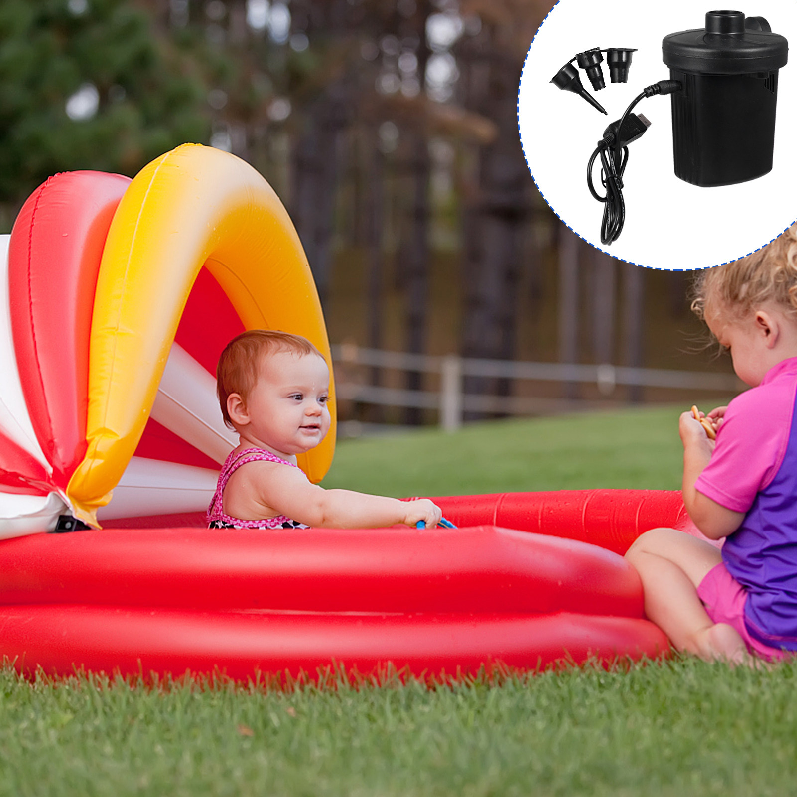 Pompe à air électrique USB rec - Inflatable Boat Electric Pump avis et prix