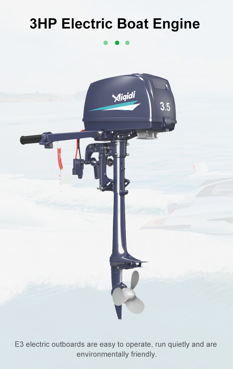 Moteur hors-bord électrique E3 - Electric Outboard Motor 3Hp avis et prix