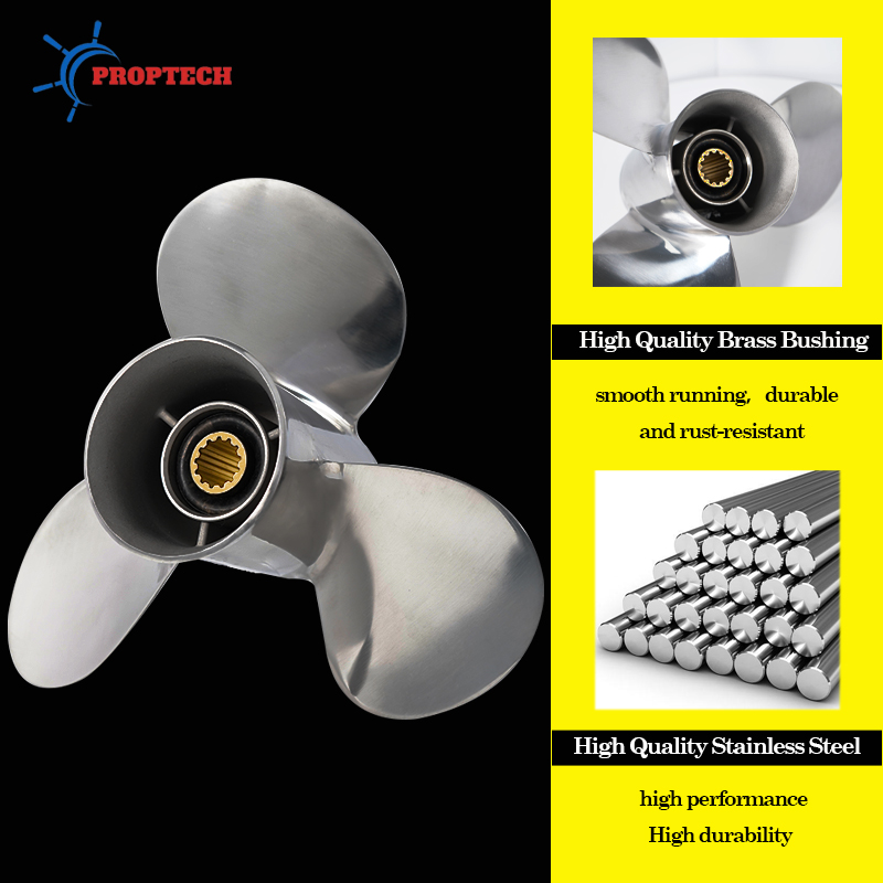 Hélice de bateau en acier inox - Outboard Motor Propeller Stainless avis et prix