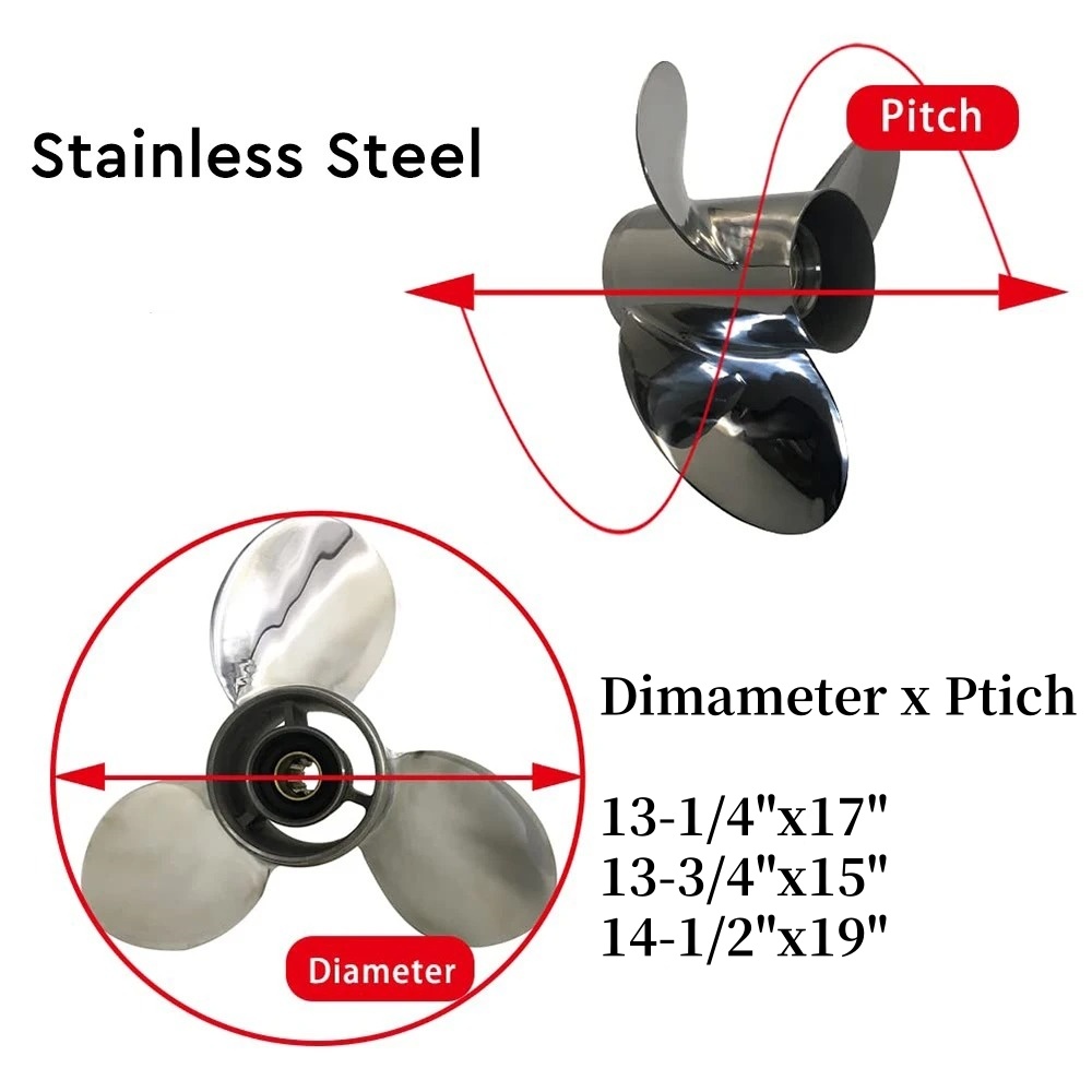 Nouvelle hélice Winibo à 3 pal - Outboard Motor Propeller Stainless avis et prix