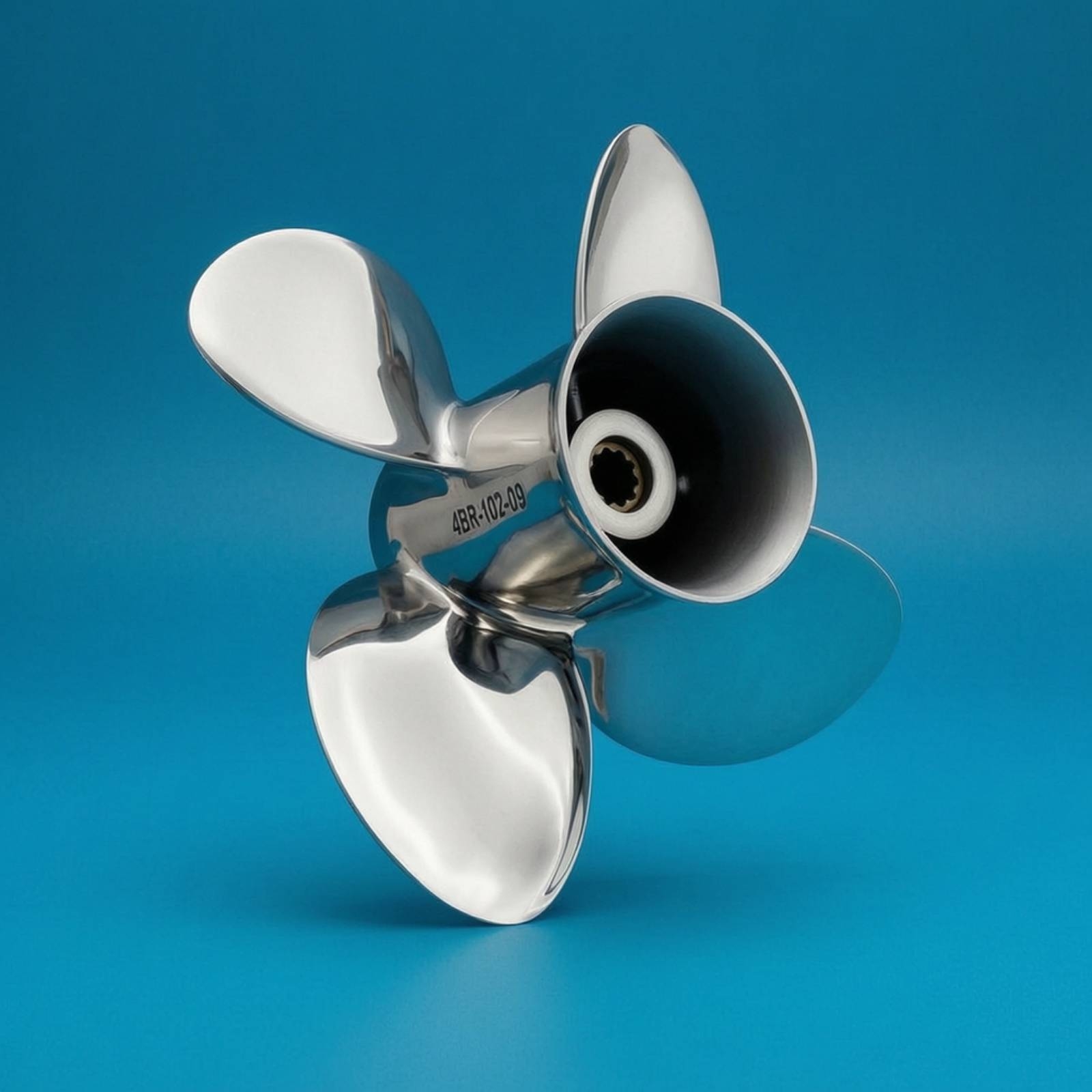 Hélice à quatre pales en acier - Outboard Motor Propeller Stainless avis et prix