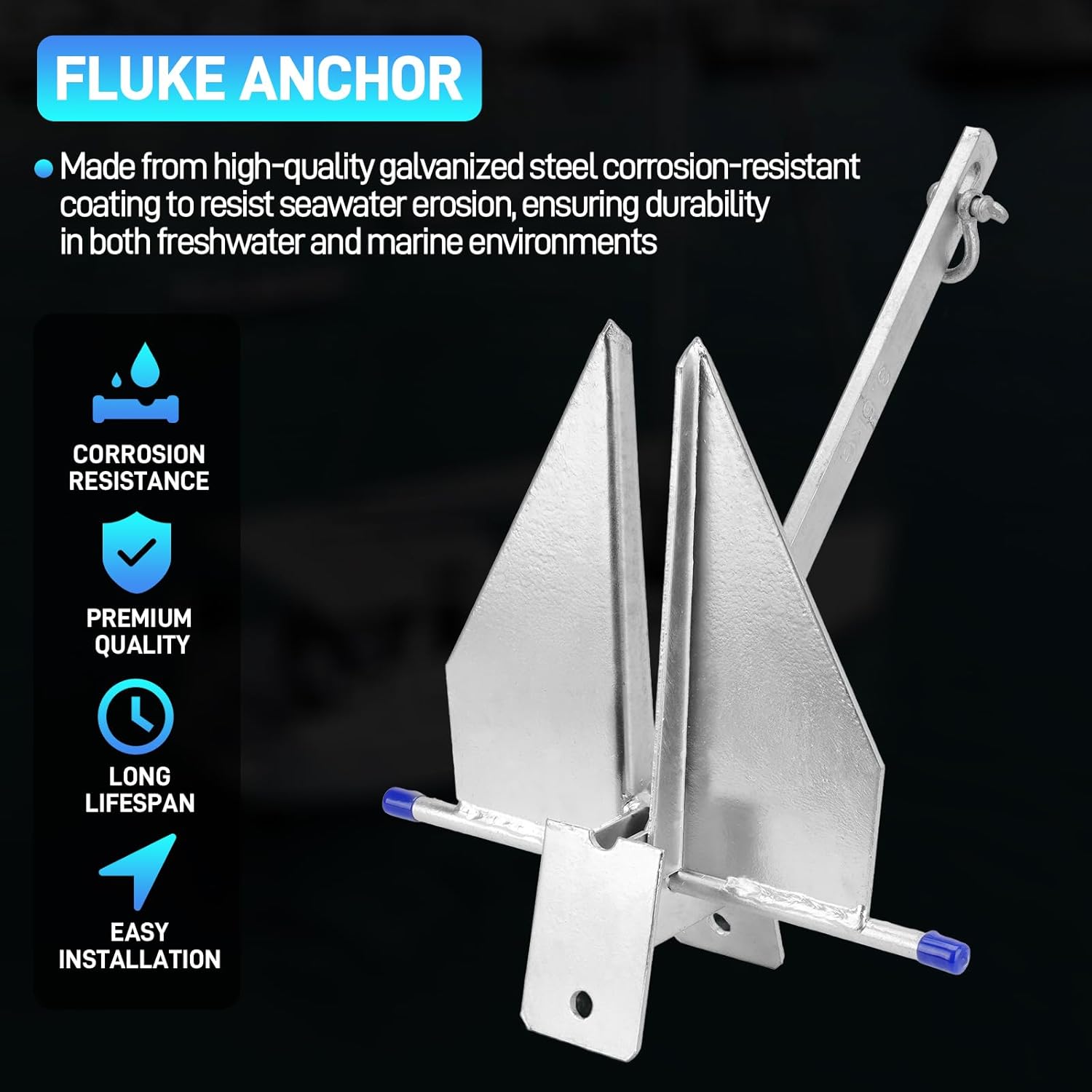 Kit d'ancres robustes pour bat - Boat Anchor Kit Galvanized avis et prix