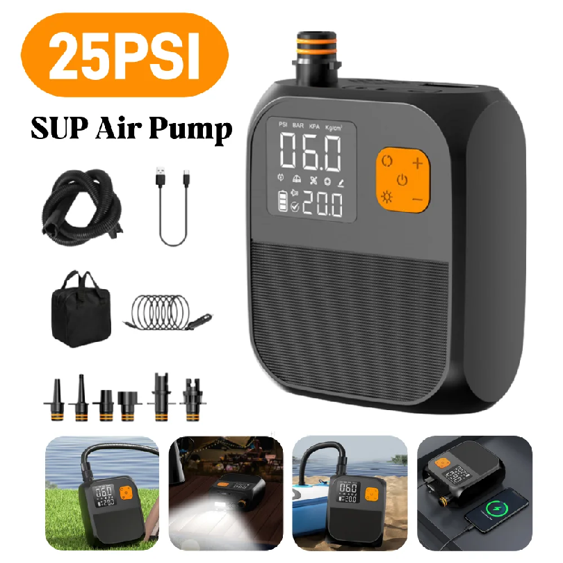 Pompe à air électrique 25 PSI  - Inflatable Boat Electric Pump avis et prix