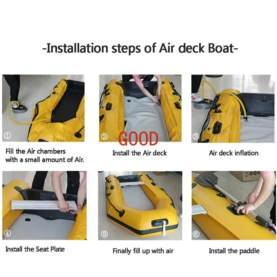 Bateau gonflable de 2.3 ~ 3.3m - Inflatable Boat 3.3M Pvc avis et prix