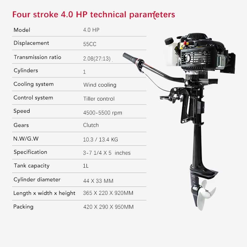 Moteur hors-bord marin Hangkai - Electric Outboard Motor 3Hp avis et prix
