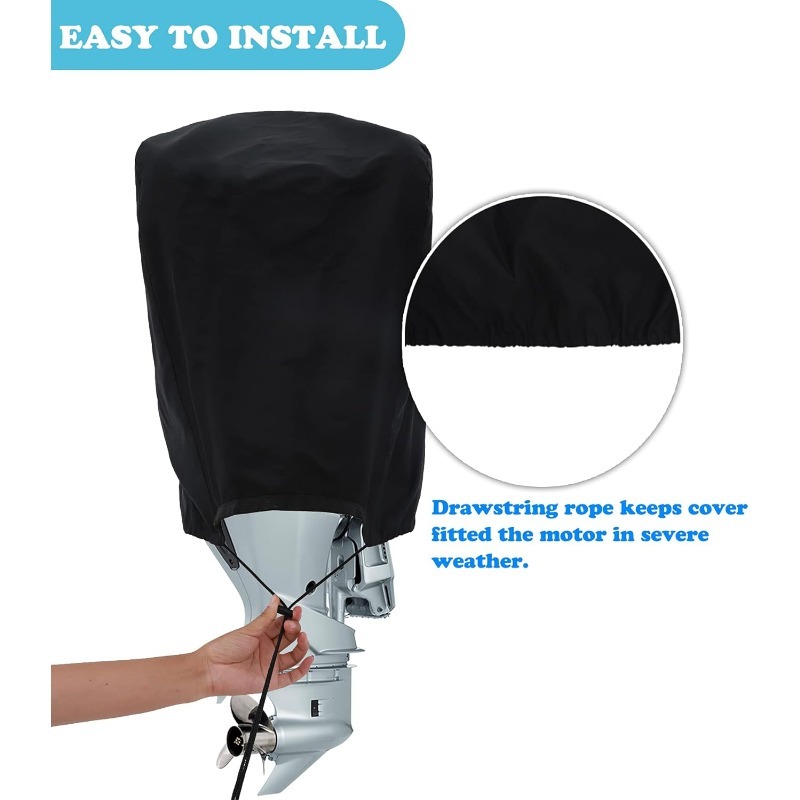 Housse de protection pour mote - Outboard Motor Cover Waterproof avis et prix